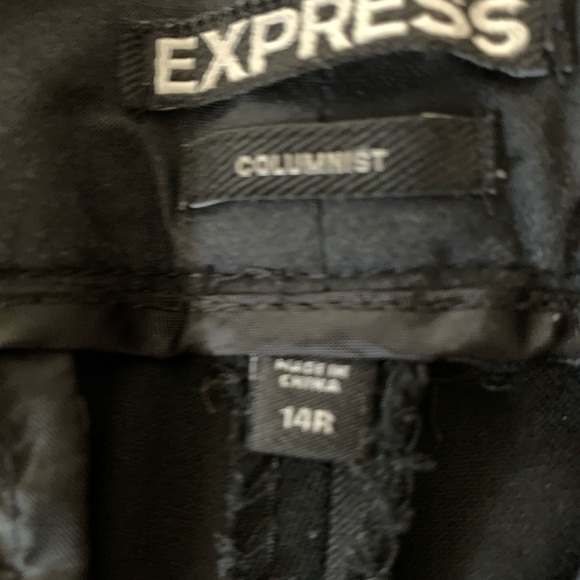 Women’s Express Black Pants “Columnist” - Picture 4 of 4